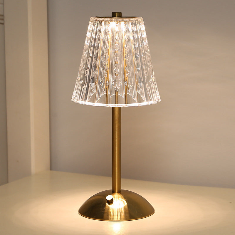 Lampe de Table Cristalline LED sans Fil