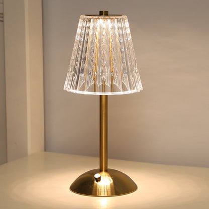 Lampe de Table Cristalline LED sans Fil