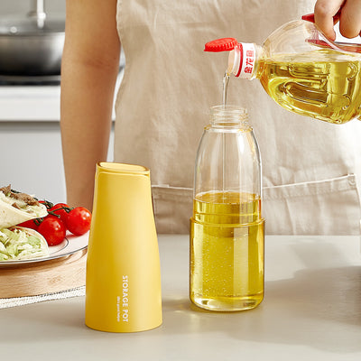 Bouteille d'Huile en Faux-Verre : Élégance et Raffinement pour Votre Cuisine