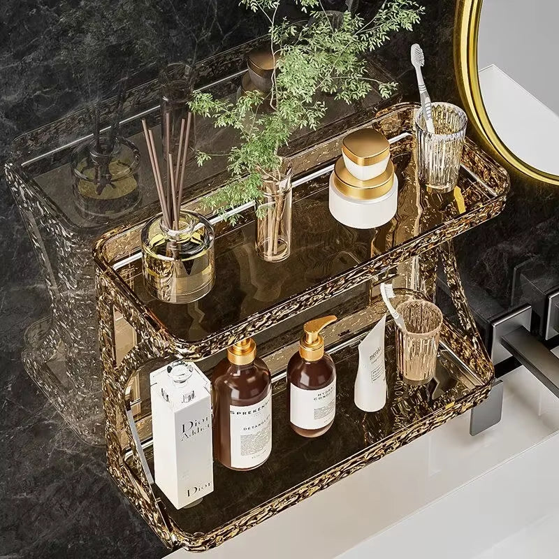 Vanity et support de rangement pour salle de bain