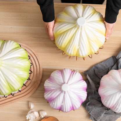 Panier à Ail en Fer avec Couvercle en Céramique