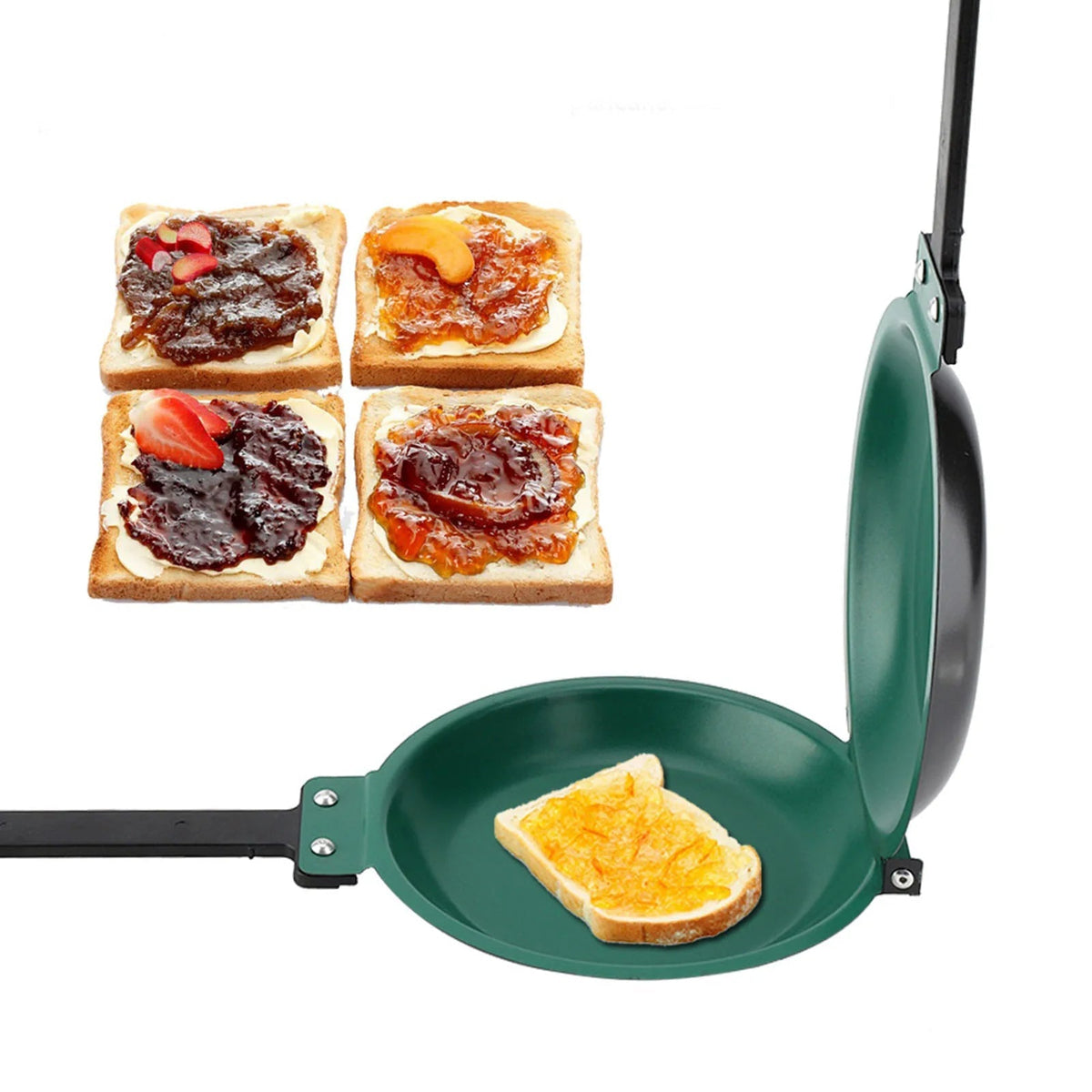 Poêle à crêpes double face ustensile de cuisine pour cuisinière à gaz