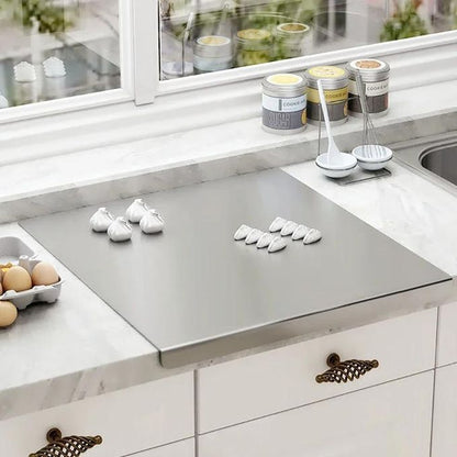 Planche à découper 50cm*35cm en inox alimentaire double face