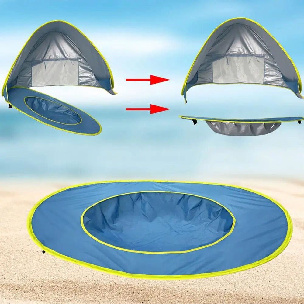 Protégez Bébé du Soleil Tout en Jouant dans l'Eau