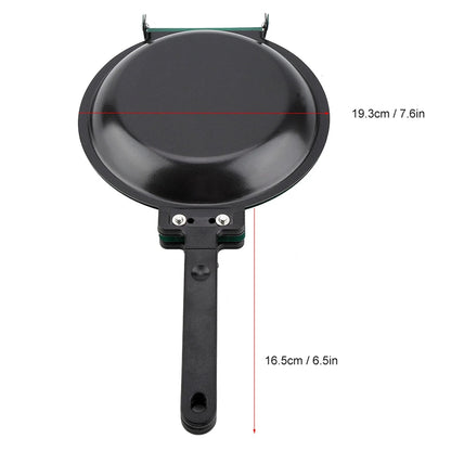 Poêle à crêpes double face ustensile de cuisine pour cuisinière à gaz