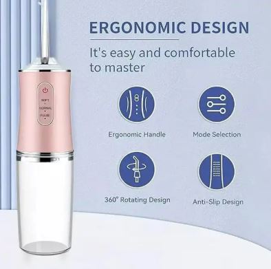 Hydropulseur Dentaire rechargeable USB pour nettoyage et blanchiment des dents