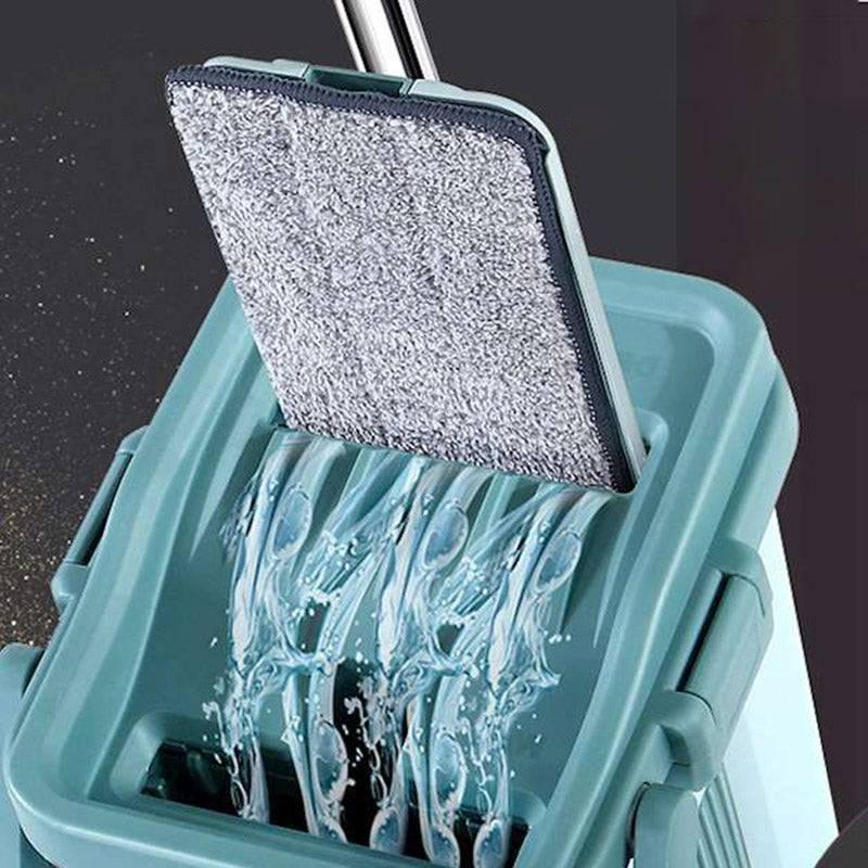 Ensemble Balai Plat et Seau Nettoyage Efficace et Pratique pour Vos Sols