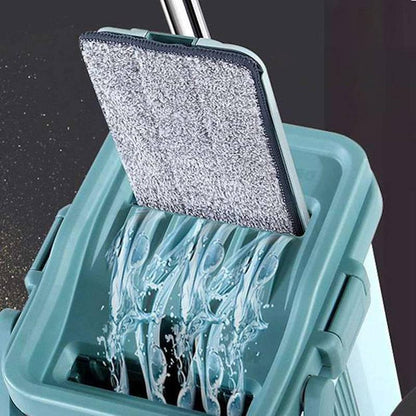 Ensemble Balai Plat et Seau Nettoyage Efficace et Pratique pour Vos Sols