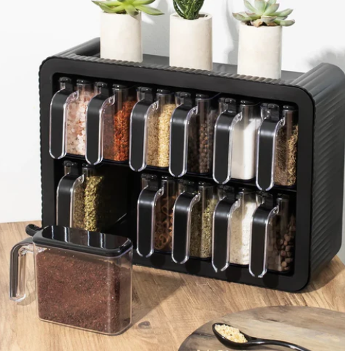 Ensemble de 12 Pots à Épices