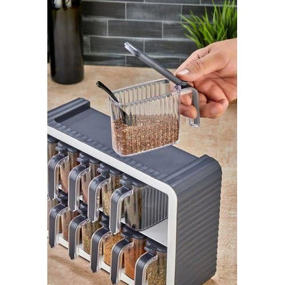 Ensemble de 12 Pots à Épices
