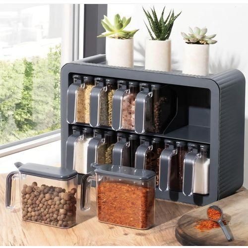 Ensemble de 12 Pots à Épices
