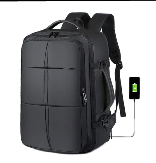 Sac à dos imperméable en nylon pour homme, personnalisable et idéal pour ordinateur portable