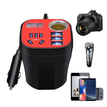 Onduleur Portable Multifonction 4-en-1 USB EV