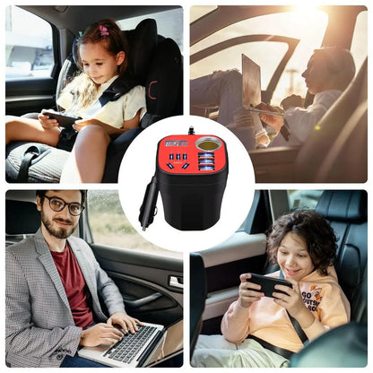 Onduleur Portable Multifonction 4-en-1 USB EV