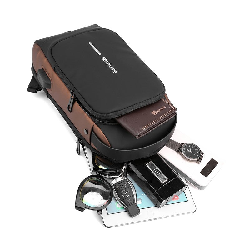 Sac Bandoulière Antivol  Fonctionnelle avec  USB
