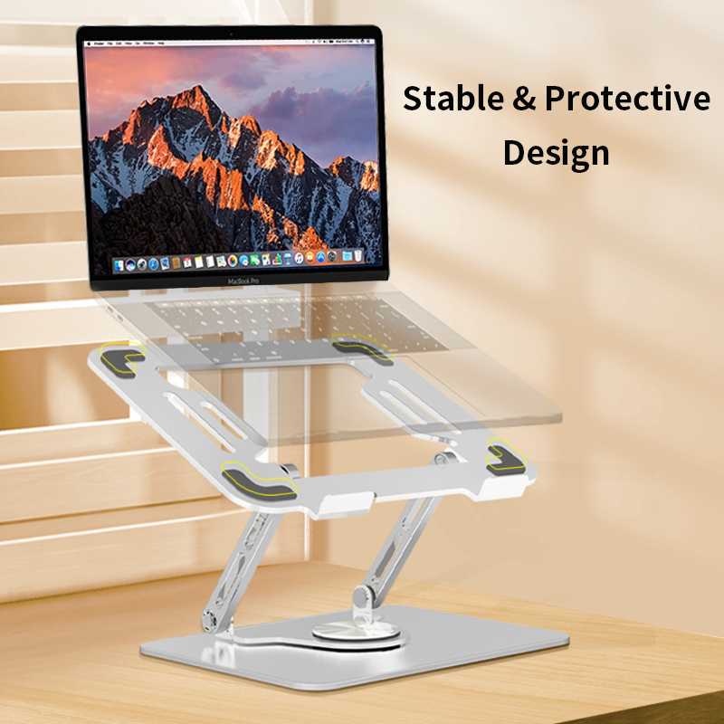 Support pour Ordinateur Portable en Aluminium
